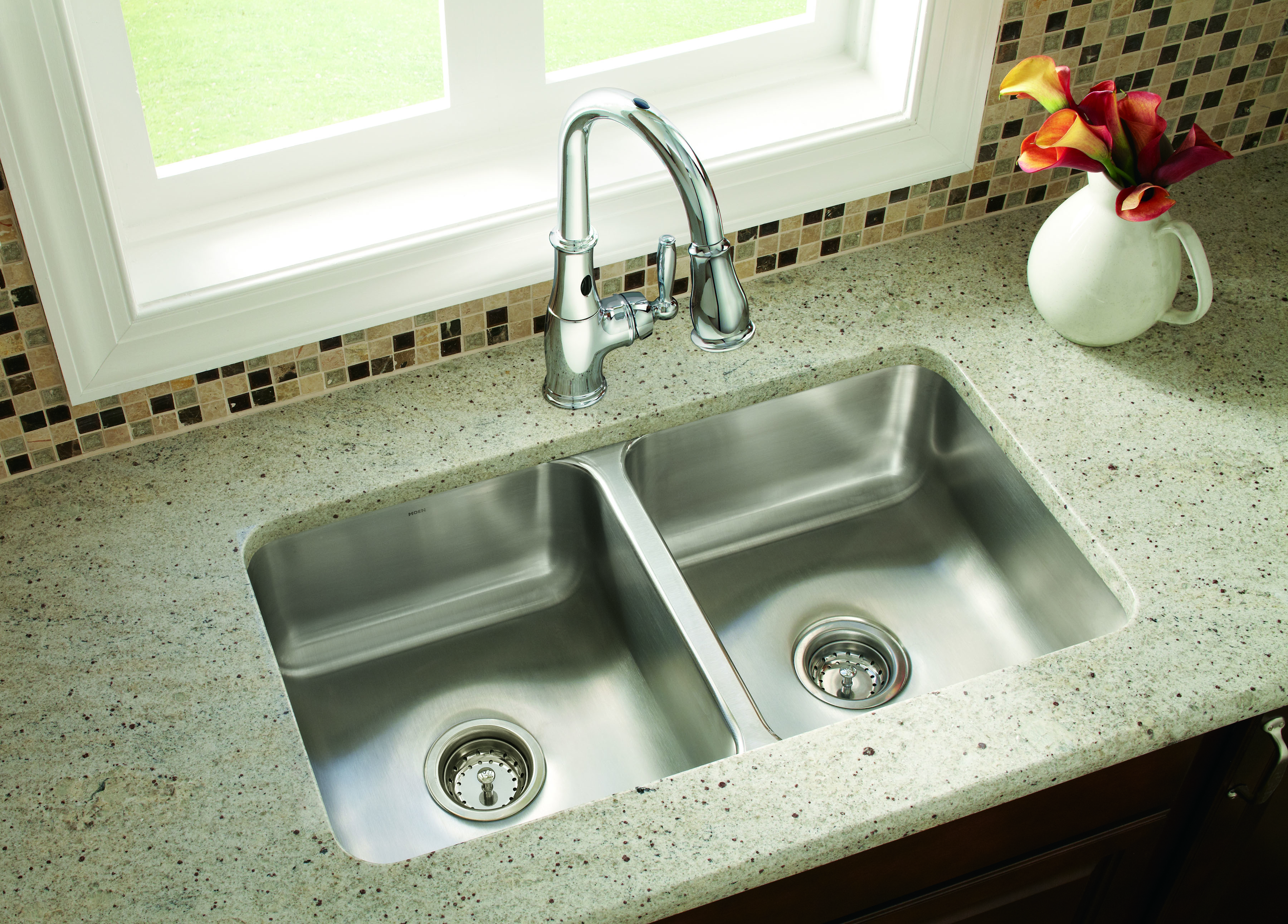 Moen Brantford pulldown kitchen faucet with MotionSense by Moen ...