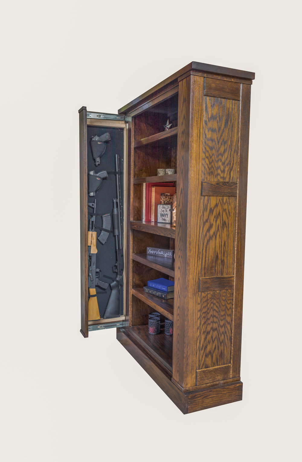 Book Shelf Gun Storage by Willa-Hide nominated for 2016-17 ADEX Awards.