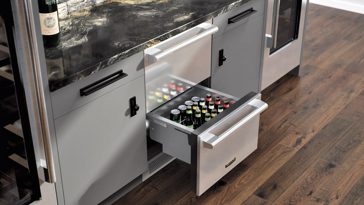 24-Inch Built-In Undercounter Convertible Drawer Refrigerator by ...