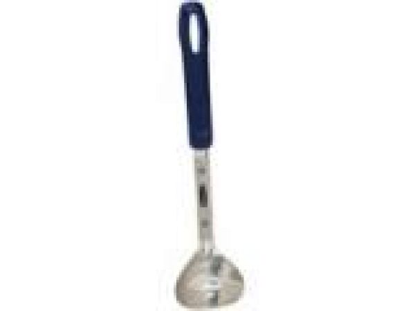 9G20 2oz Precision Stainless Steel Portioning Spoon w/Blue Handle
