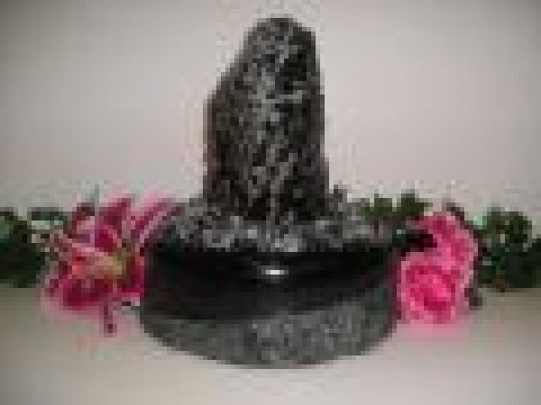 Gemstone Fountain Obsidian-Small