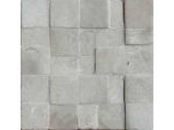 Stone Mosaics-White Fossil