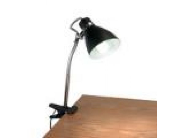 UltraLux‚ Black Clip-On Lamp