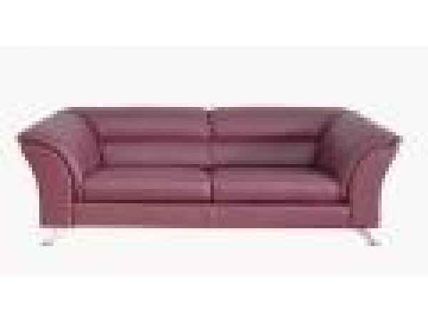 SL 208 Purple, Leather Sofa