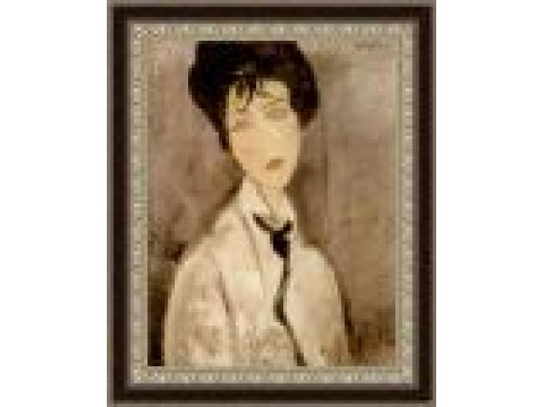 Modigliani, Woman in Black Tie/#307, Gelled