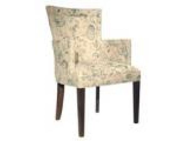 Flare Back Dining Arm Chair