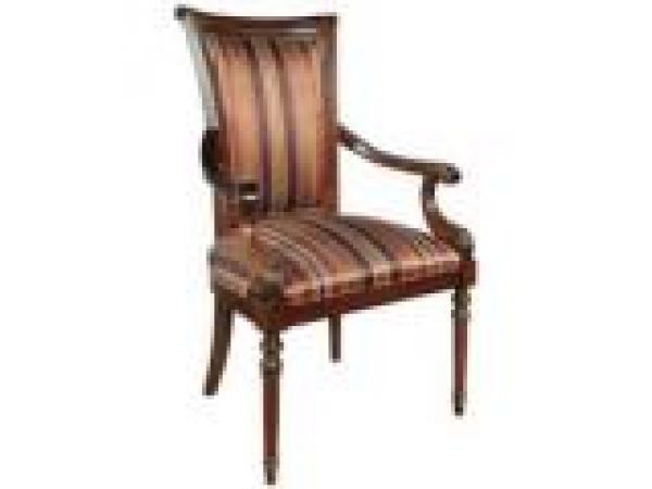 Regency Upholstered Arm Chair