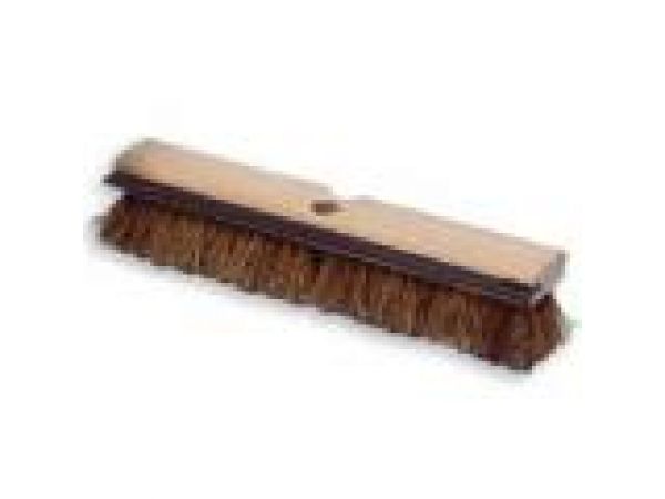 9B35 Deck Brush, Wood Block, with Squeegee, Palmyra Fill