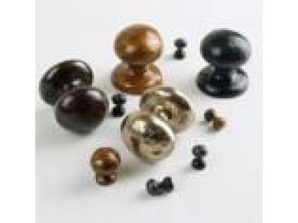 Handcrafted knobs and hooks from the Accents Collection