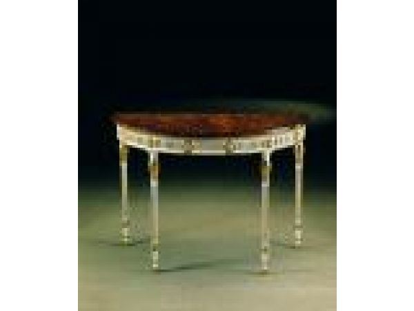 2384 - George III-style parcel gilt console table