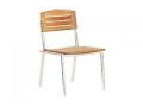 Stacking Dining Side Chair with Seat Cushion