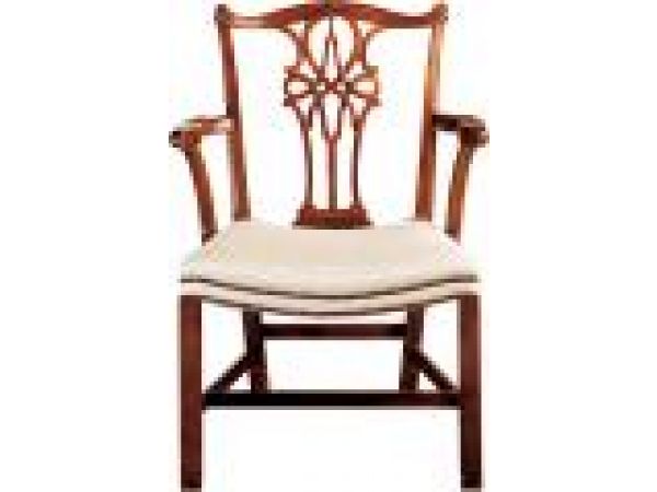 George III Mahogany Arm Chair