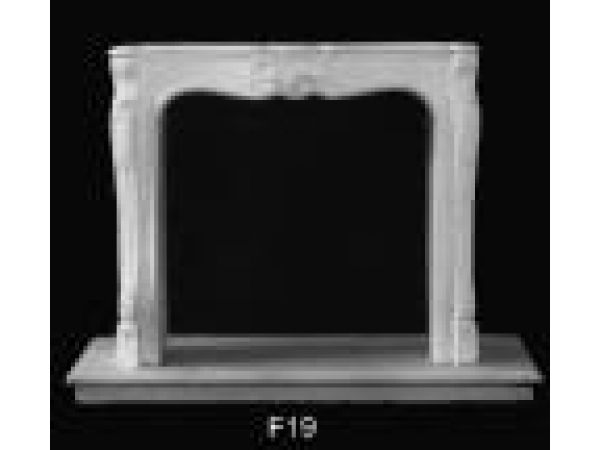 Cast Stone Fireplace Mantels - Model - F19
