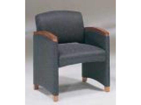 HC-6126 Chair (Low Back Closed Arm)