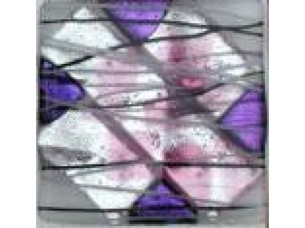 Glass Tiles-2x2 Snow Cross