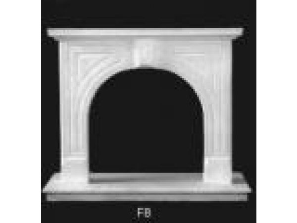 Cast Stone Fireplace Mantels - Model - F8