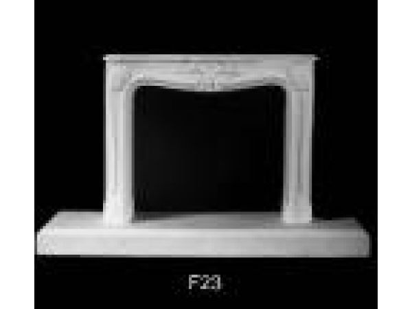 Cast Stone Fireplace Mantels - Model - F23