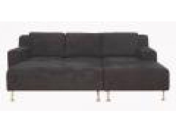 SL 175 Black, Fabric Sofa