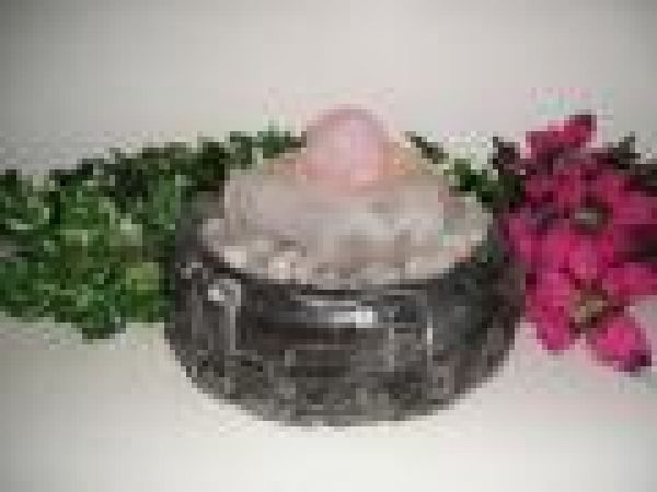 Floating Sphere Fountain Crystal-Small With Light