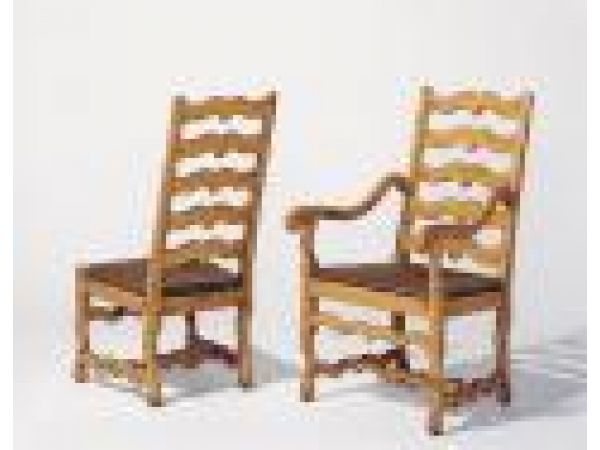 3229 Louis XIII Arm Chair