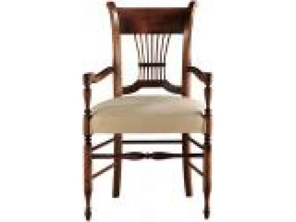 Spindle Back Arm Chair
