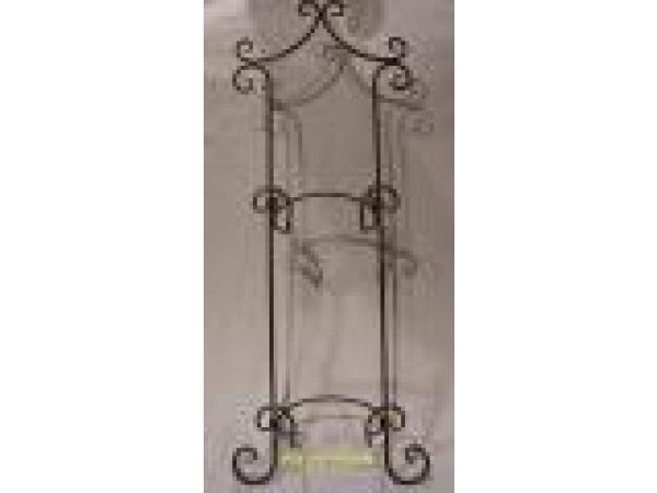 Wrought Iron Double Plate Wall Holder