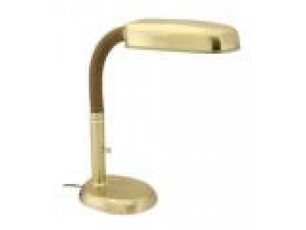 UltraLux‚ 36w Brass Dimmable Desk Lamp