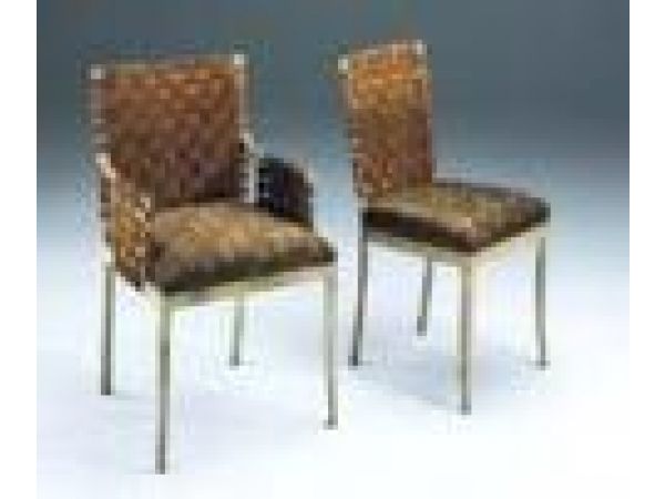 C453 Woven Leather Arm / C454 Side Chair