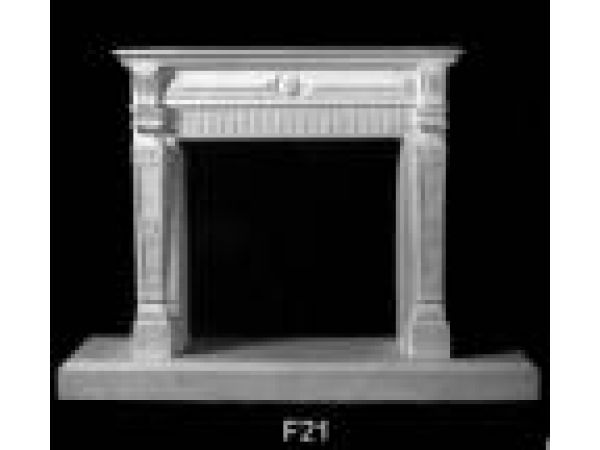 Cast Stone Fireplace Mantels - Model - F21