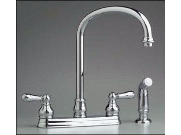 Williamsburg Hi-Flow Kitchen Faucet with Hand Spra