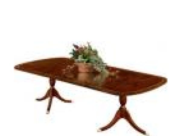2207 Double Pedestal Dining Table