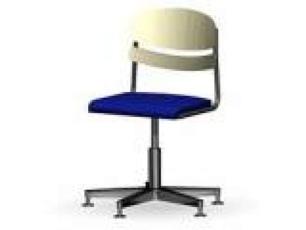 3008 Mac office chair upholstered seat