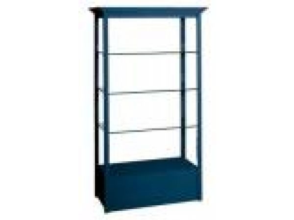 Solid Maple Etagere with Glass Shelves