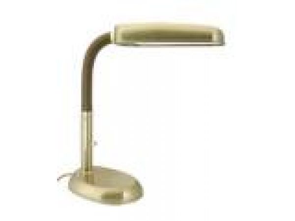 BlueMax¢â€ž¢ 70w Brass Dimmable Desk Lamp