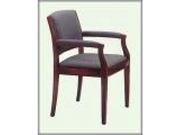 670 Transitional Open Arm Side Chair