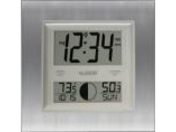 WS-8318UAtomic Digital Wall Clock with Moon Phase