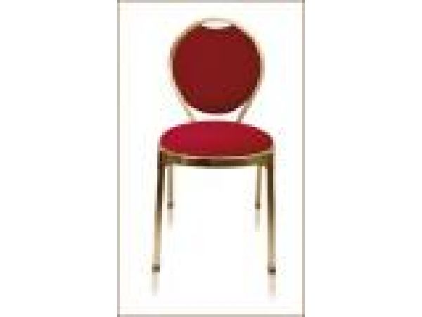 Esther Oval Stacking chair w/Cutout
