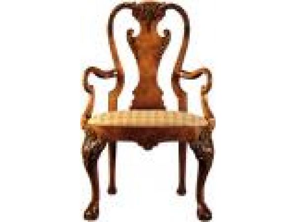 George I Carved Arm Chair