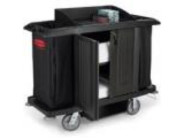 6191 Full Size Housekeeping Cart with Doors