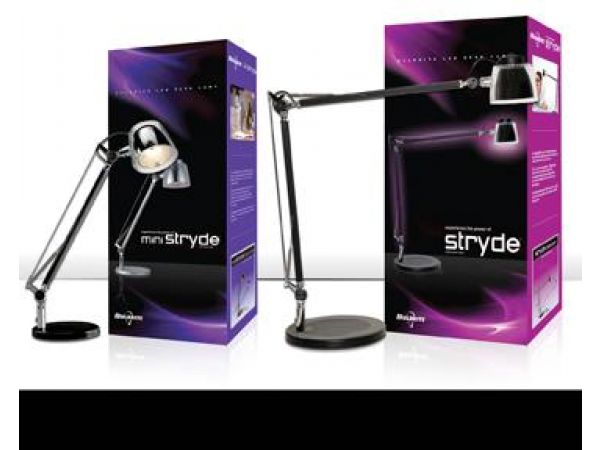 Stryde and miniStryde LED Desk Lamps