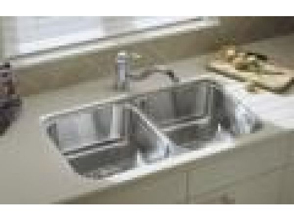 Undercounter Double-basin Sink