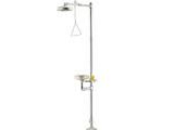 Chrome-Plated Brass Combination Drench Shower and