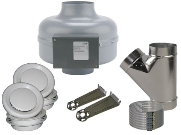 Adjustable Grille Bathroom Ventilation Kits