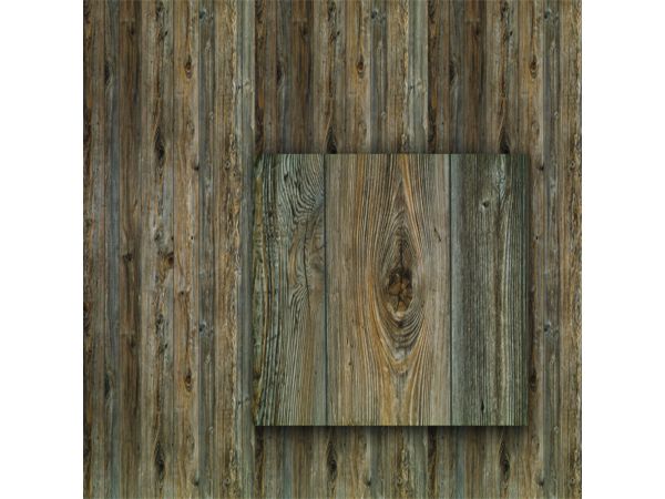 Weathered Cedar Plywood Planking