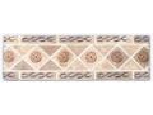 DCOS000100-S DECO STRIP WITH BELLINI DESIGN - COLOR IS SUNSET