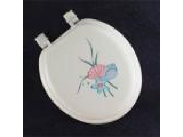 ROUND EMBROIDERED SANIBEL SHELLS DELUXE FASHION SO