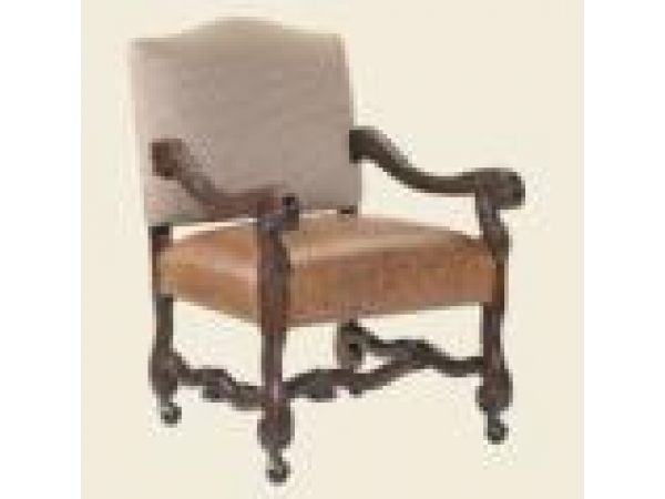 Carved Provence Game Chair