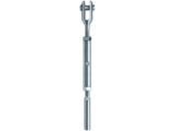 Turnbuckle with Fork and Roll Swaged External Thread