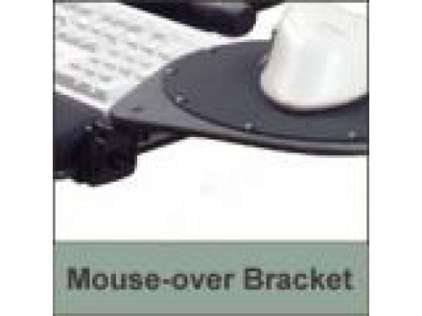 Adjustable mouse-over bracket