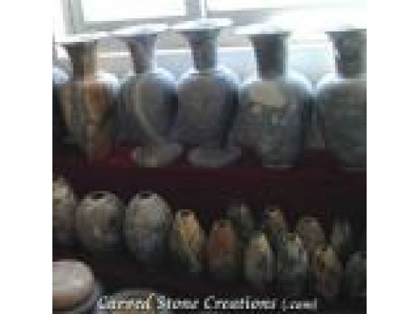 FV-M02 Exotic Multi-Color Marble Vases